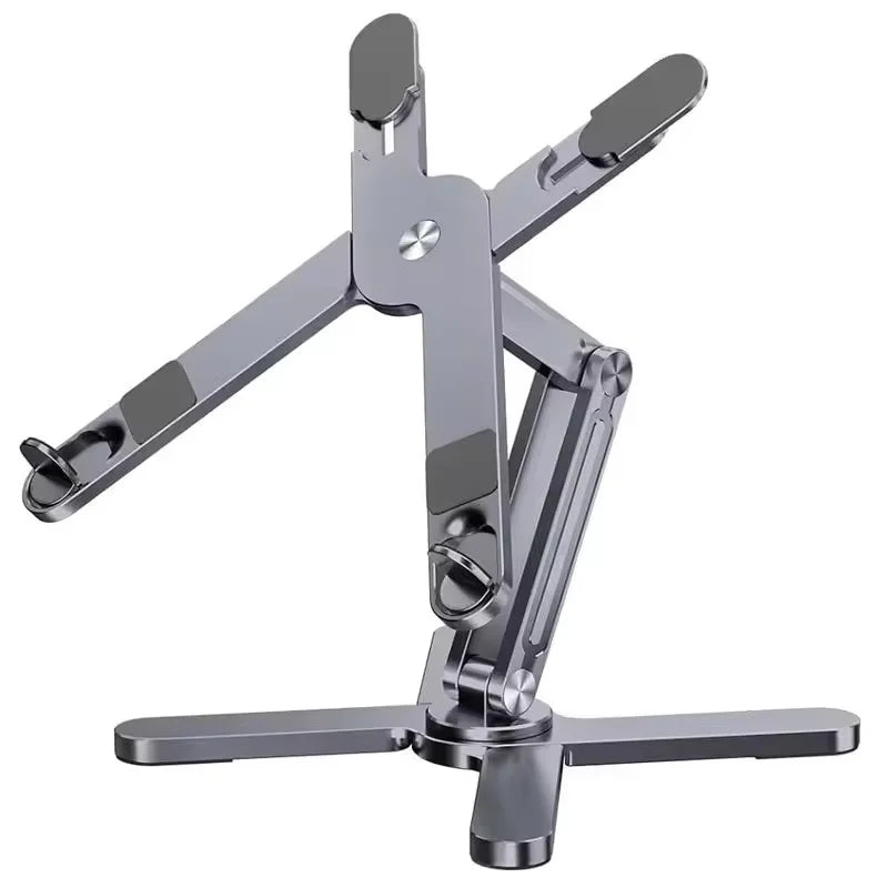 2025 New Hot Selling N86 Aluminum Alloy Foldable X Foldable 360 Rotating Height Adjustable Heat Dissipation Laptop Stand