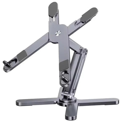 2025 New Hot Selling N86 Aluminum Alloy Foldable X Foldable 360 Rotating Height Adjustable Heat Dissipation Laptop Stand