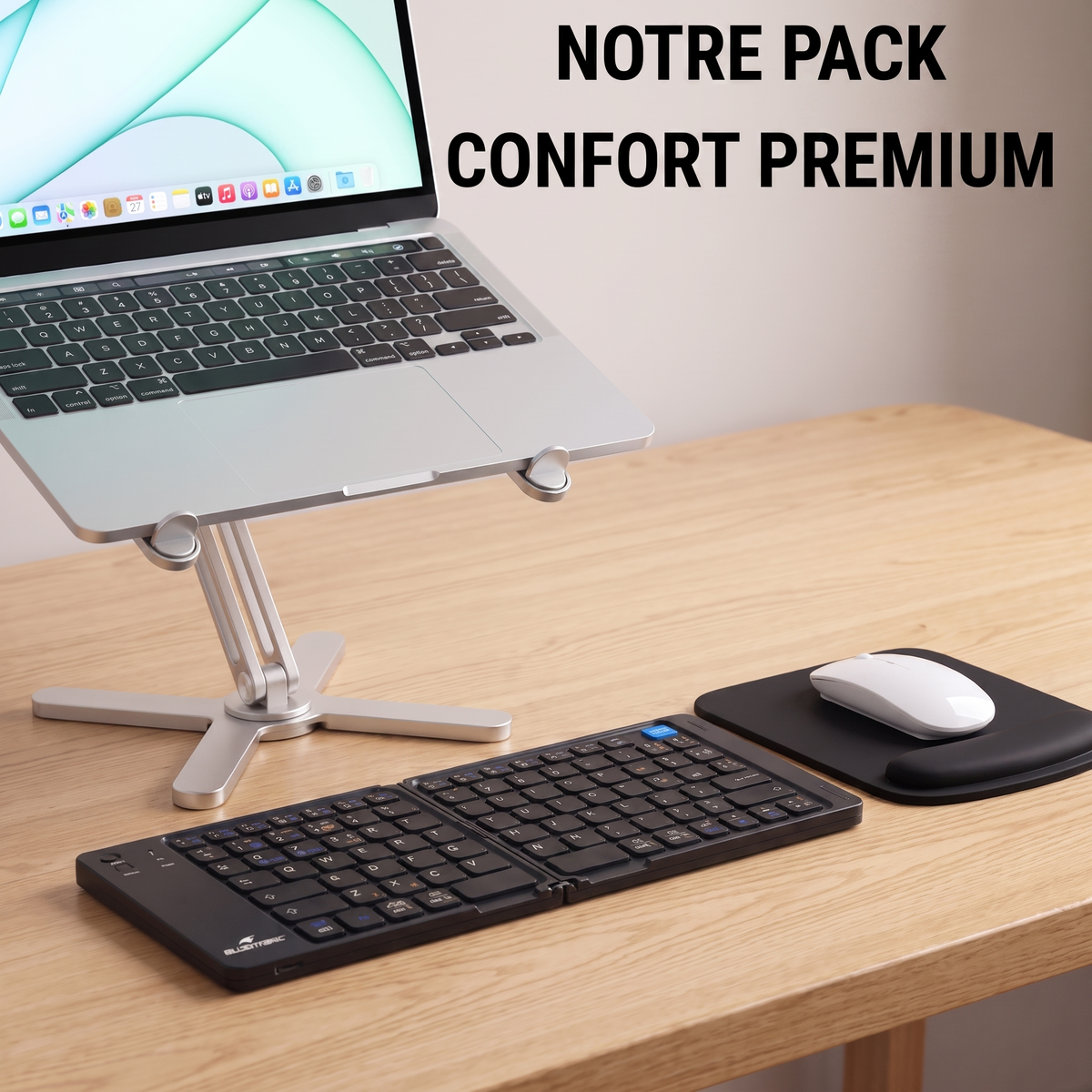 ErgoLife Pro® - Nouveaux Support Ordinateur - Réglable et Portable
