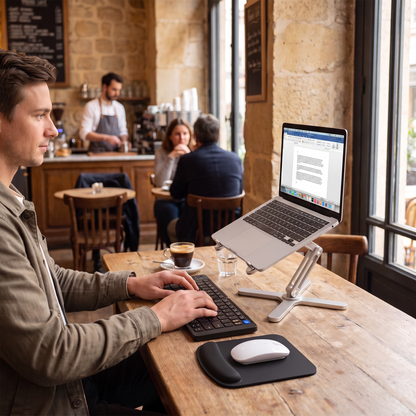 ErgoLife Pro® - Nouveaux Support Ordinateur - Réglable et Portable