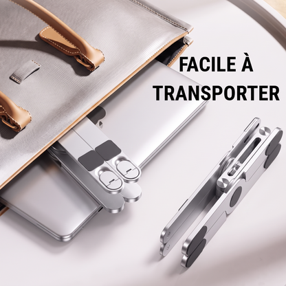 ErgoLife Pro® - Nouveaux Support Ordinateur - Réglable et Portable