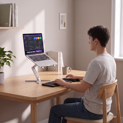 ErgoLife Pro® - Nouveaux Support Ordinateur - Réglable et Portable
